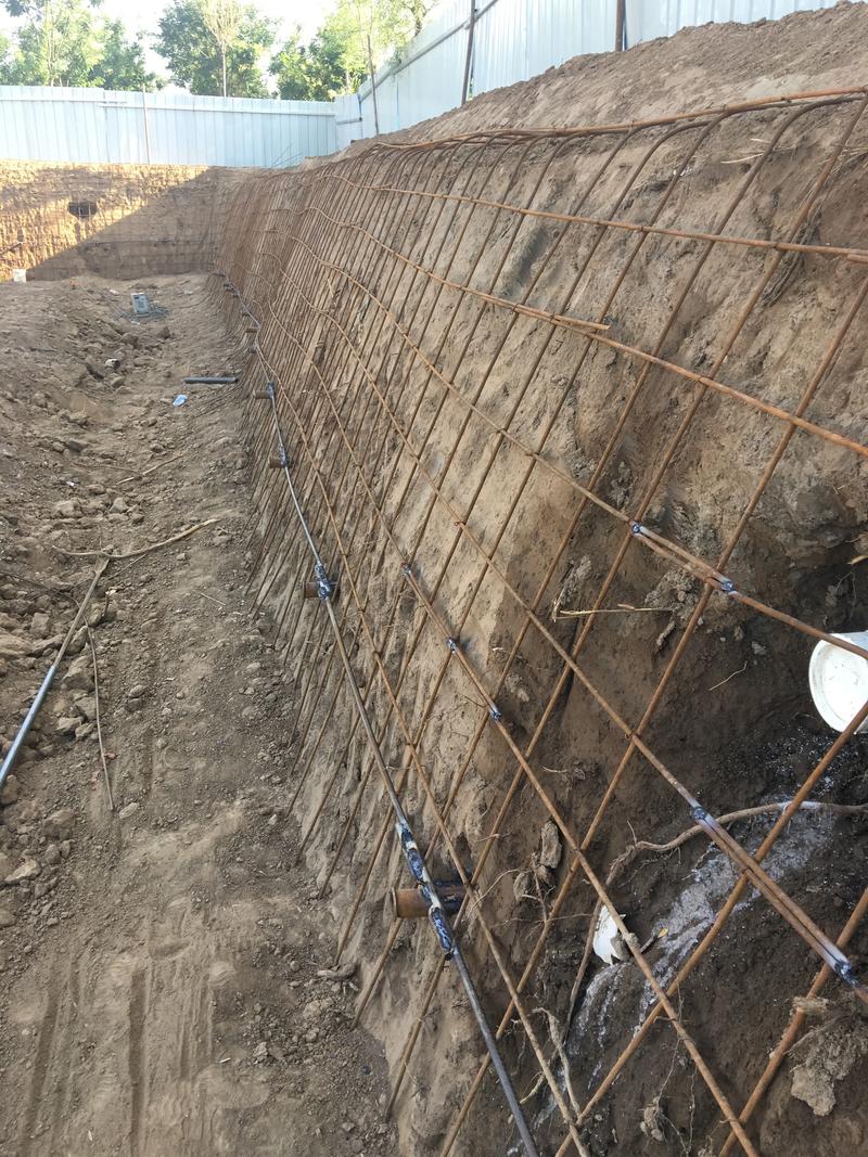 马鞍山金家庄区边坡加固